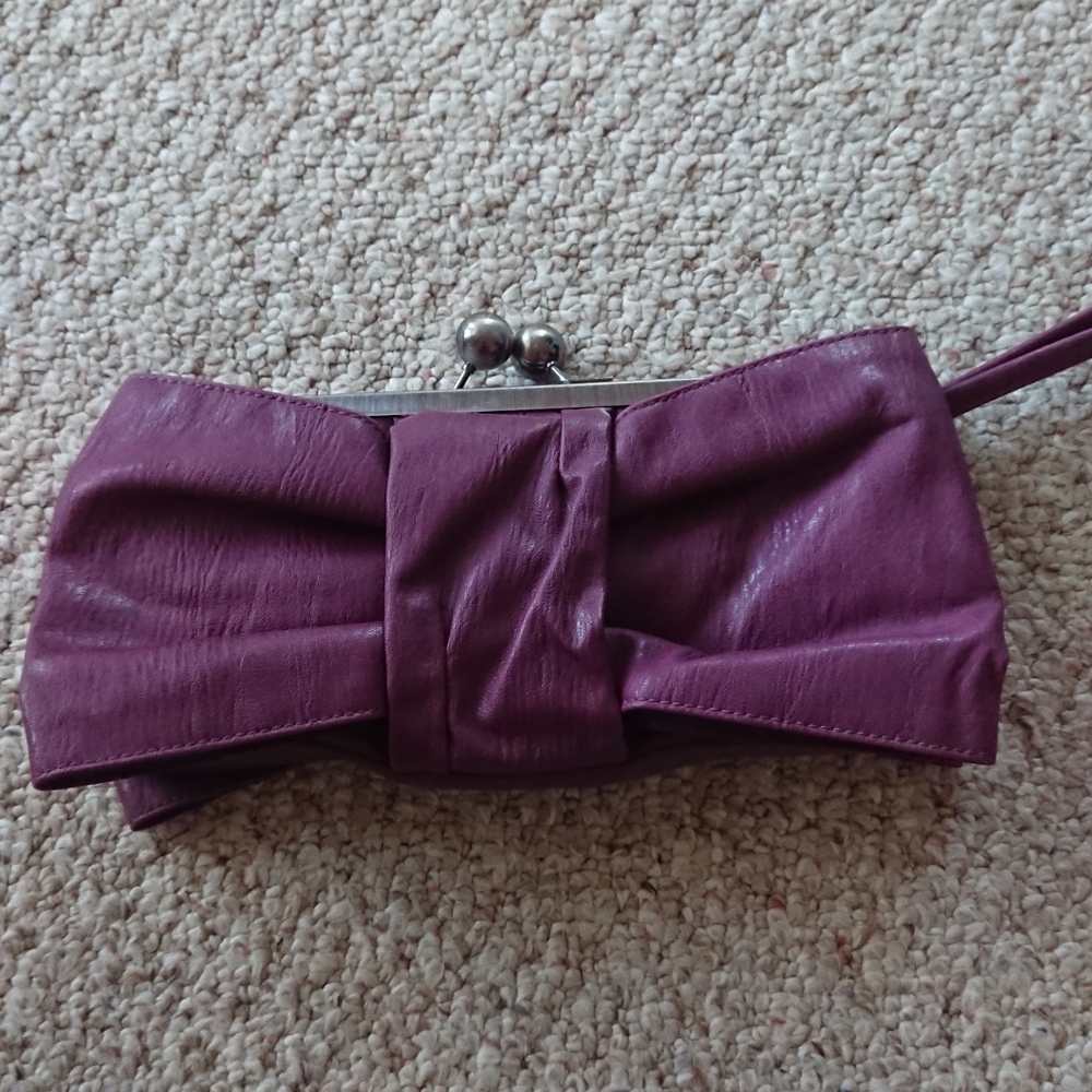 Jessica Simpson Collection clutch purse in Sugar Plum Purple